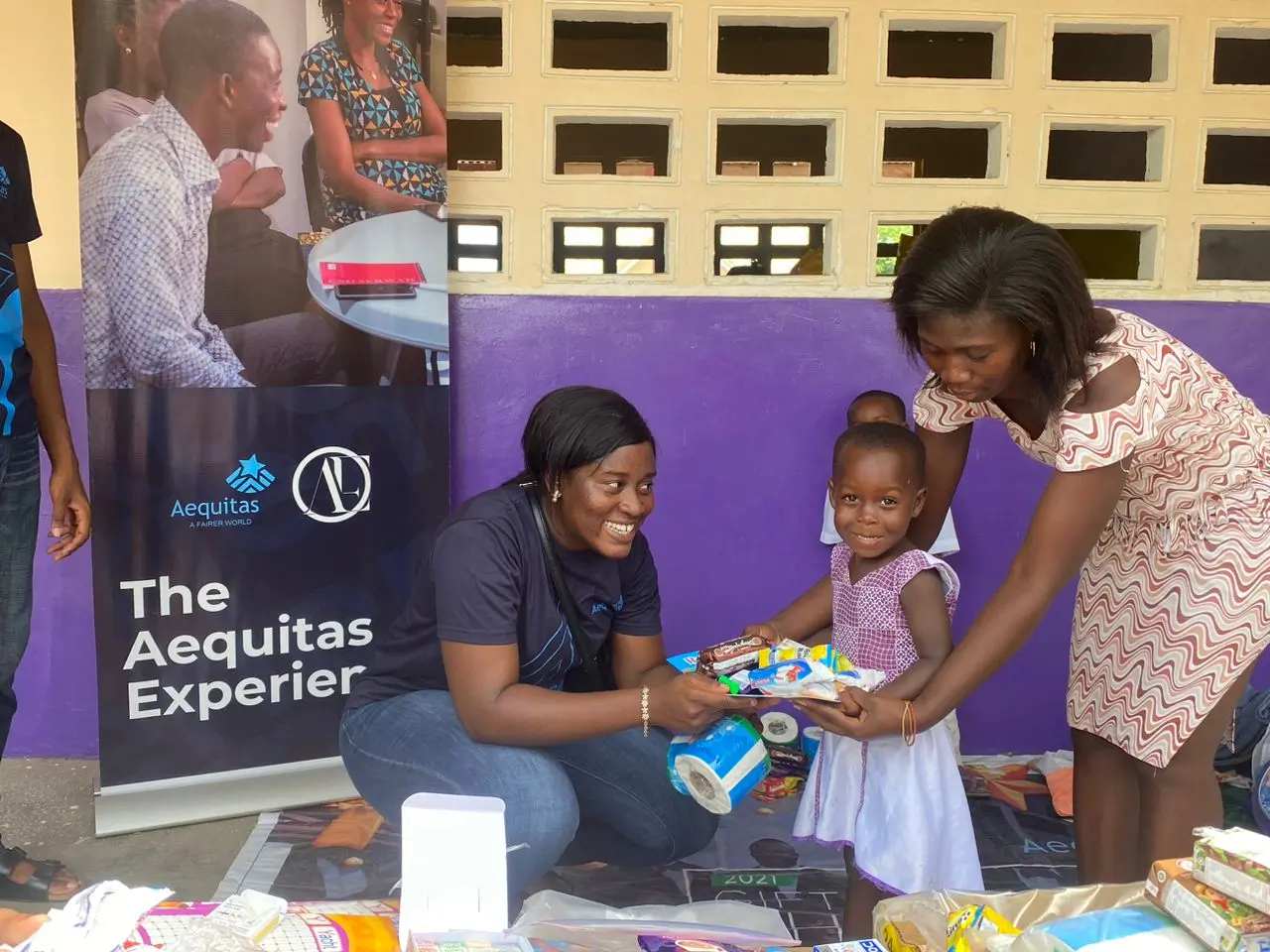 Gifts distribution event